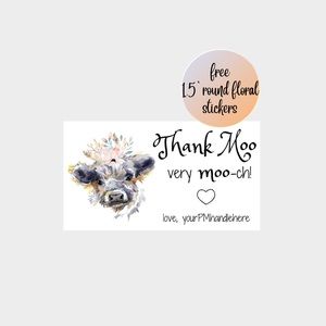 83. Thank MOO Thank You Package Inserts